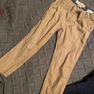 Kids cotton pants kaki color